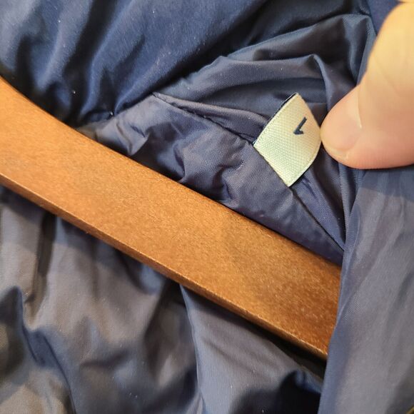 Moncler Womens Garbet Goose Down Jacket Size 1 Navy Blue Puffer Coat Designer - Picture 7 of 14